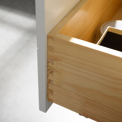 Everly Quinn Draven 20.39'' Wall Mounted Single Bathroom Vanity with Porcelain Top & Reviews